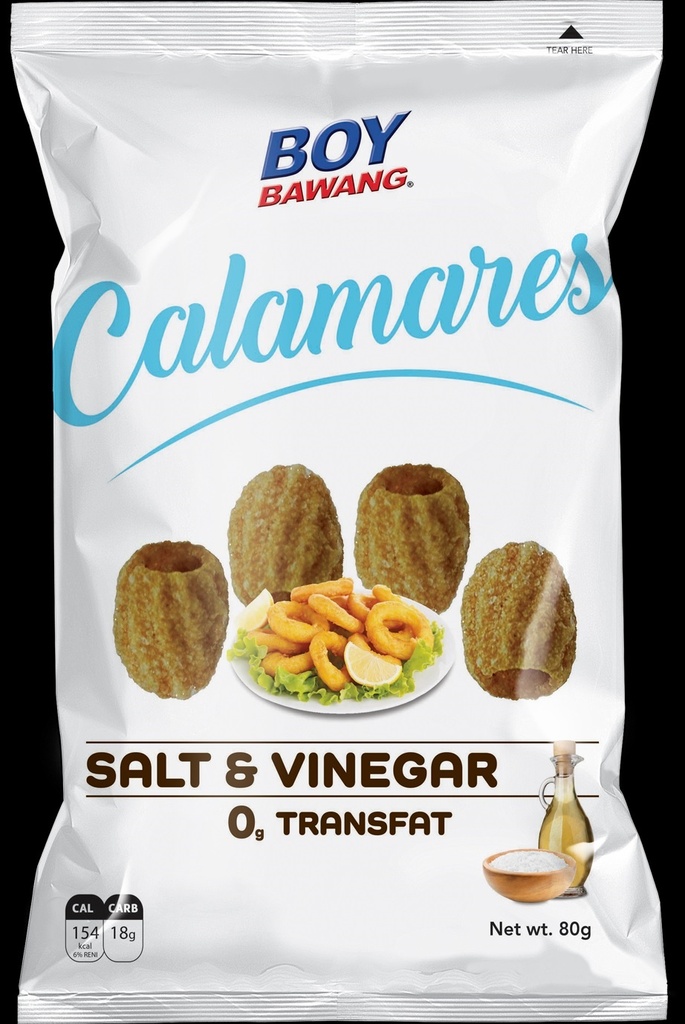 BOY BAWANG CALAMARES SALT ' VINEGAR 80g x 20