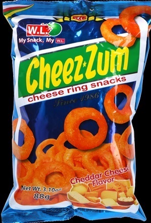 CHEEZY ZUM CHEESE RING SNACKS 88G X 20