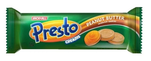 PRESTO CREAM PEANUT BUTTER JUNIOR PACK 80g x 100