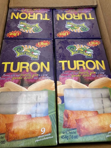 [FRZN004] Paradise Banana Turon Ube 454g x20